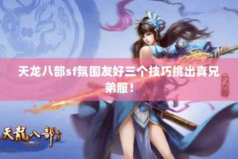 天龙八部sf氛围友好三个技巧挑出真兄弟服！