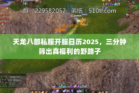 天龙八部私服开服日历2025,三分钟筛出真福利的野路子 天龙八部私服开服日历2025,三分钟筛出真福利的野路子