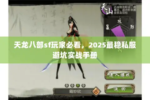 天龙八部sf玩家必看,2025最稳私服避坑实战手册 天龙八部sf玩家必看,2025最稳私服避坑实战手册
