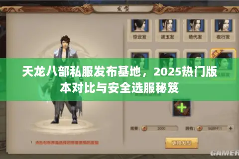 天龙八部私服发布基地,2025热门版本对比与安全选服秘笈 天龙八部私服发布基地,2025热门版本对比与安全选服秘笈