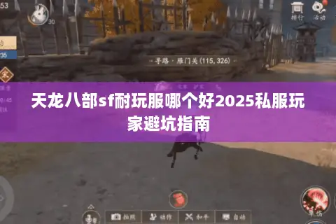 天龙八部sf耐玩服哪个好2025私服玩家避坑指南