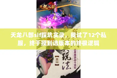 天龙八部sif踩坑实录,我试了12个私服,终于摸到选版本的终极逻辑 天龙八部sif踩坑实录,我试了12个私服,终于摸到选版本的终极逻辑