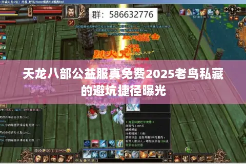 天龙八部公益服真免费2025老鸟私藏的避坑捷径曝光