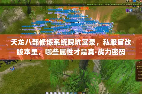 天龙八部修炼系统踩坑实录,私服官改版本里,哪些属性才是真·战力密码 天龙八部修炼系统踩坑实录,私服官改版本里,哪些属性才是真·战力密码