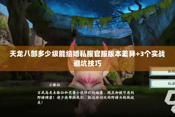 天龙八部多少级能结婚私服官服版本差异+3个实战避坑技巧 天龙八部多少级能结婚私服官服版本差异+3个实战避坑技巧