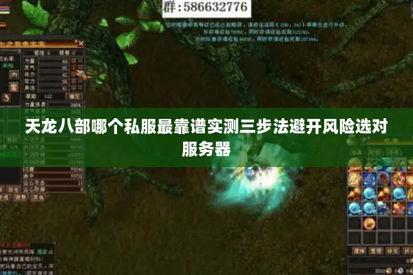 天龙八部哪个私服最靠谱实测三步法避开风险选对服务器