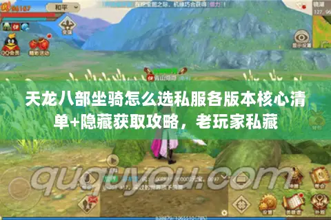 天龙八部坐骑怎么选私服各版本核心清单+隐藏获取攻略，老玩家私藏