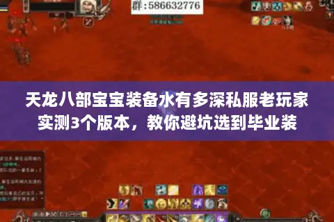 天龙八部宝宝装备水有多深私服老玩家实测3个版本,教你避坑选到毕业装 天龙八部宝宝装备水有多深私服老玩家实测3个版本,教你避坑选到毕业装