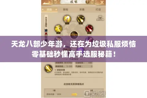 天龙八部少年游,还在为垃圾私服烦恼零基础秒懂高手选服秘籍! 天龙八部少年游,还在为垃圾私服烦恼零基础秒懂高手选服秘籍!