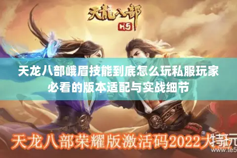 天龙八部峨眉技能到底怎么玩私服玩家必看的版本适配与实战细节 天龙八部峨眉技能到底怎么玩私服玩家必看的版本适配与实战细节