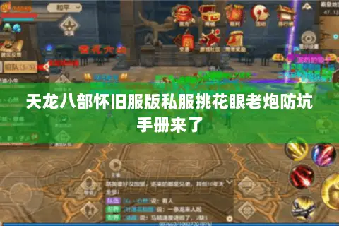 天龙八部怀旧服版私服挑花眼老炮防坑手册来了