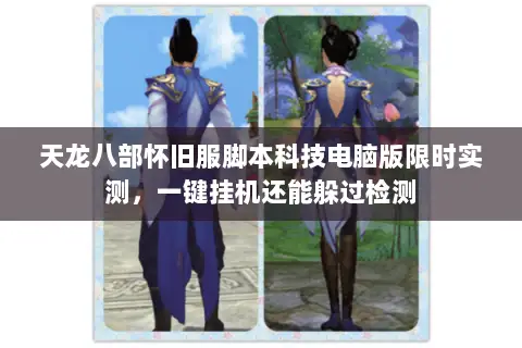 天龙八部怀旧服脚本科技电脑版限时实测，一键挂机还能躲过检测