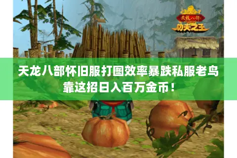 天龙八部怀旧服打图效率暴跌私服老鸟靠这招日入百万金币! 天龙八部怀旧服打图效率暴跌私服老鸟靠这招日入百万金币!